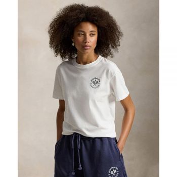 폴로랄프로렌 폴로 랄프 로렌 오스트레일리안 오픈 그래픽 로고 저지 티 화이트 7230457_이미지