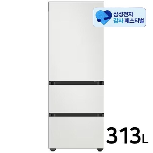 삼성전자 비스포크 김치플러스 키친핏 코타 RQ33DB74C1AP (화이트) (삼성 20% 환급)_이미지