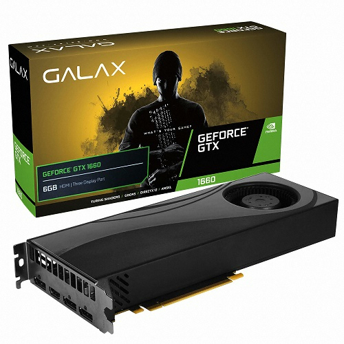 갤럭시 GALAX 지포스 GTX 1660 D5 6GB BLOWER_이미지