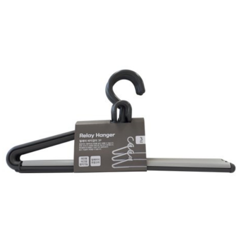 삼우이엘씨산업 릴레이 바지걸이 (3개)_이미지