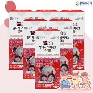 종근당건강 젤튼튼 알티지 오메가3 츄어블 700mg 90캡슐 (6개)_이미지