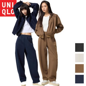 유니클로 여성 드라이 스웨트 커브 팬츠 479619_이미지