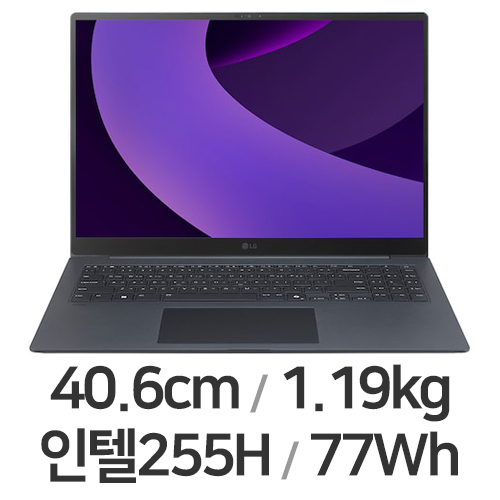 LG전자 2025 그램 프로16 16Z90TP-KD7BK (SSD 1TB)