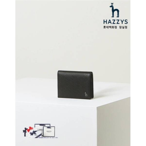 오늘도착 ACC 남성용 HJHO3E610BK_블랙 퍼피장식 소가죽 명함지갑