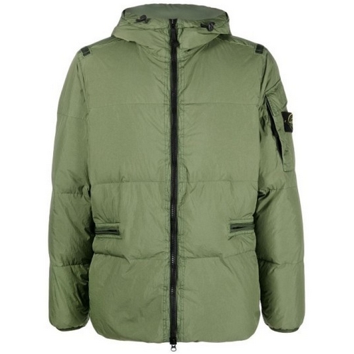 스톤아일랜드 와펜 패치 크링클랩스 다운 자켓 771540223 (V0058, 그린)_이미지