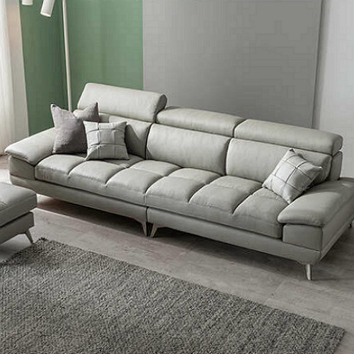 삼익가구 테일러 헤드틸팅 천연통가죽 소파 4인용 (스툴포함)