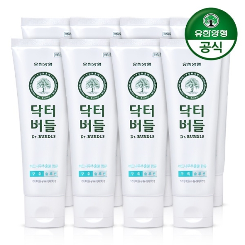 유한양행 닥터버들 구취케어 치약 100g (8개)_이미지