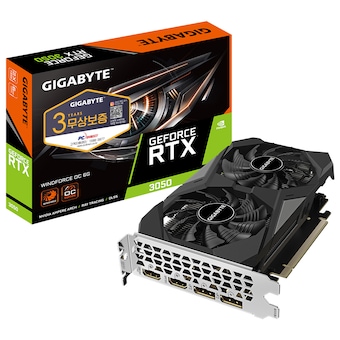 GIGABYTE 지포스 <b>RTX</b> <b>3050</b> WINDFORCE OC D6 6GB 피씨디렉트