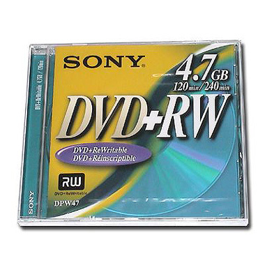 SONY DVD+RW 4.7GB 1x 쥬얼 1장_이미지
