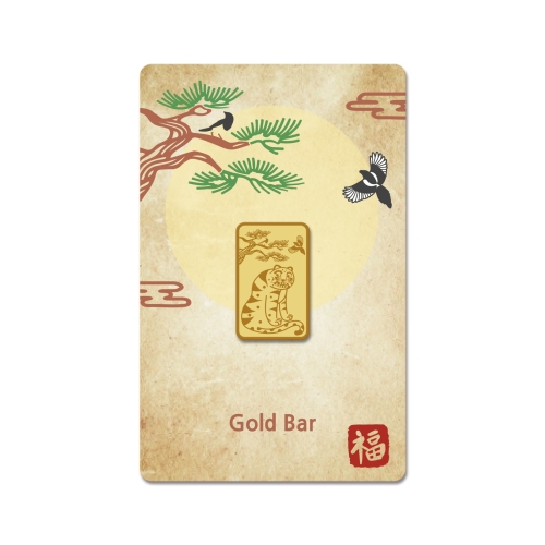 국제금거래소 까치호랑이 골드바 0.5g (1개)_이미지