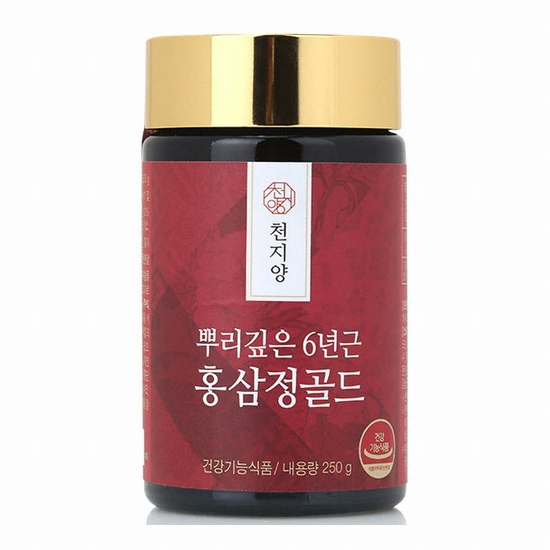 천지양 뿌리깊은 6년근 홍삼정 골드 250g (2개)_이미지