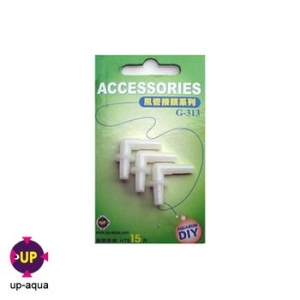  배송 일급수 UP ㄱ자형 에어호스 연결관 G-313-3 /수족관용품 어항 열대어 에어 산소 조절 분배기