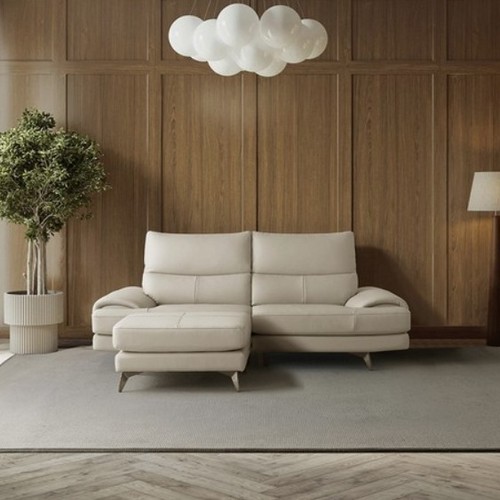 까사미아 벤스 천연가죽 소파 3인용 (스툴포함)_이미지