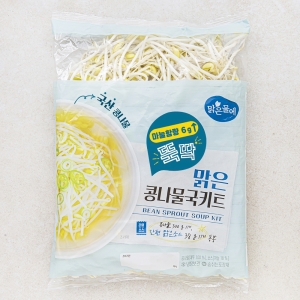 맑은물에 뚝딱 맑은 콩나물국 키트 338g 1개