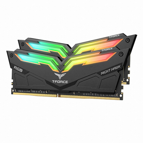 TeamGroup T-Force DDR4-3200 CL16 Night Hawk RGB ��Ű�� ����