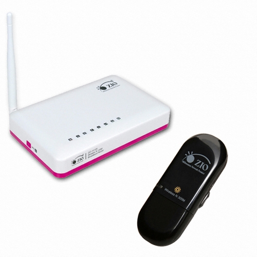 Bless ZIO 1510N 공유기 패키지 (+ 3000NU USB 2.0 무선랜카드)_이미지