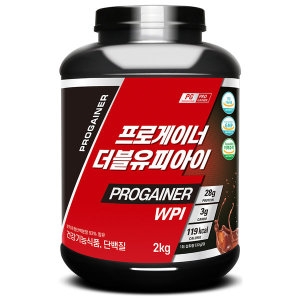 프로게이너 WPI 2kg_초코 단백질보충제 근육 프로틴_이미지