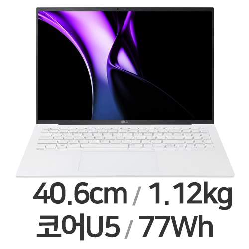 LG전자 2024 그램16 16ZD90SU-GX56K 16GB램 (SSD 256GB)