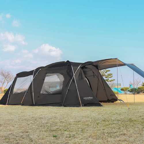 스노우라인 프라임 디럭스 텐트 머드그레이