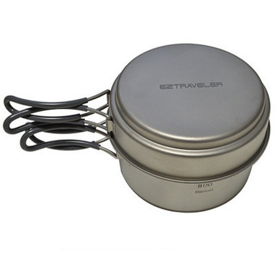 티타늄 코펠 800ml 2p