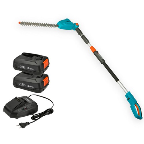 가데나 18V 텔레스코픽 고지 전정기 14732-55 (2.5Ah, 배터리 2개)_이미지