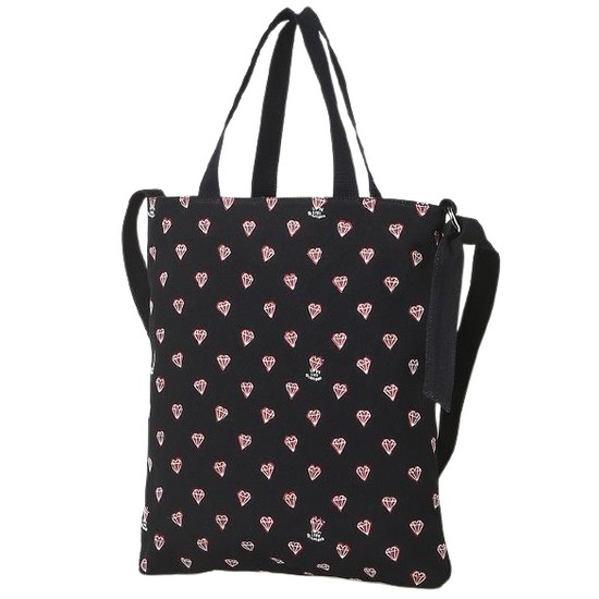 질스튜어트뉴욕 맨 패턴배색 면혼방 에코백 WTBA0F301N2_이미지