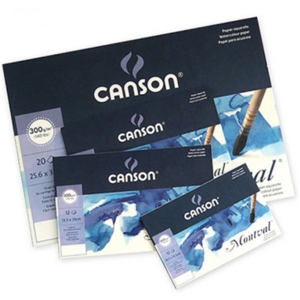 캔손 몽발 수채화 제본패드 300g (135x210mm)