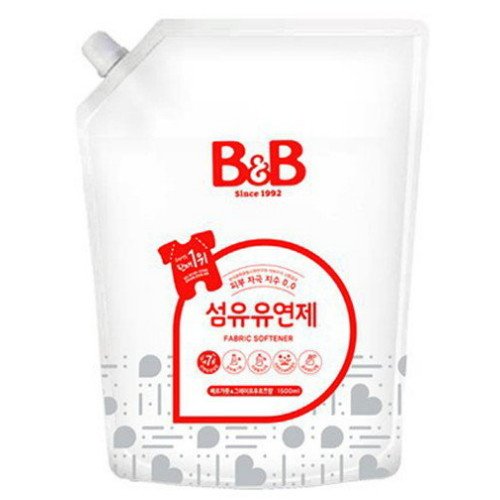 B&B 섬유유연제 베르가못 리필 1.5L (4개)_이미지