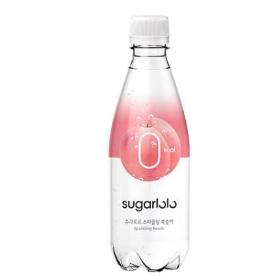 인테이크 슈가로로 스파클링 복숭아 350ml (24개)