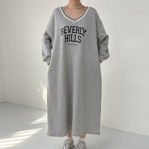 아이우먼 기모브이베버리원피스 RAV635M601 빅사이즈_이미지