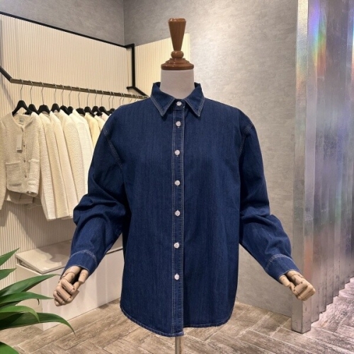 Ab.f.z AOA5HB321_언발 카라 데님 셔츠