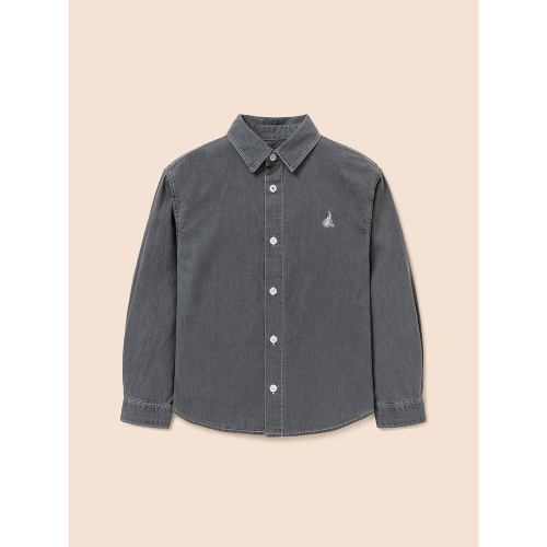 삼성물산 빈폴키즈 Essential 데님 셔츠 애쉬 BI6164UE24
