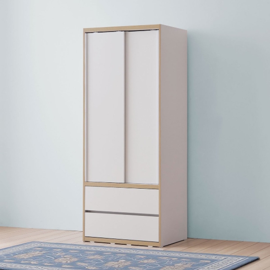 파로마 솔트 엣지핏 슬라이딩 서랍 행거 옷장 800