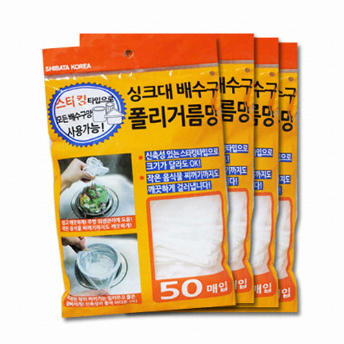 시바타 싱크대 배수구 폴리거름망(200장)