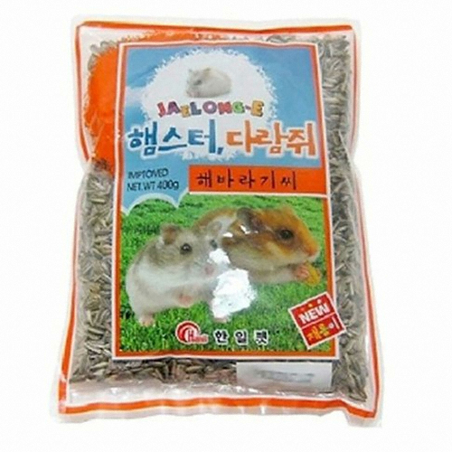 한일펫 ㅤ재롱이 햄스터 다람쥐 해바라기씨 (400g)_이미지