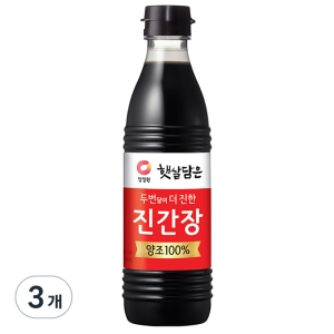 두번달여 더 진한 진간장 500ml 3개