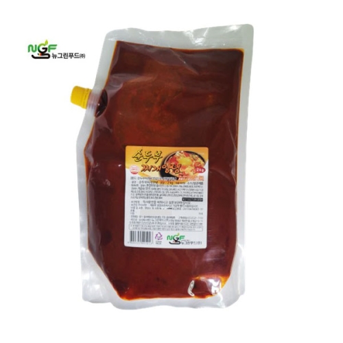  뉴그린푸드 순두부찌개 양념 2kg [1개]