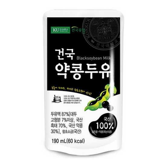 건국유업 약콩두유 190ml (120개)_이미지