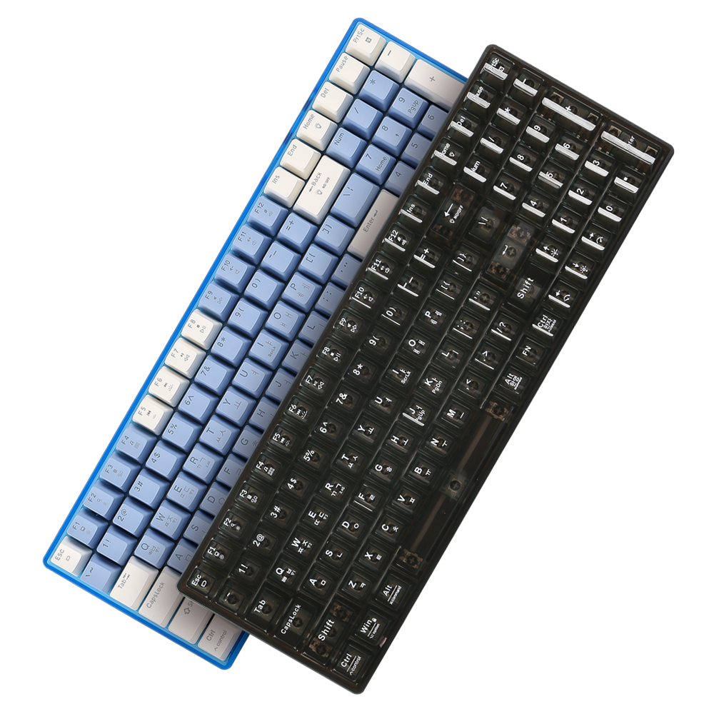 지클릭커 슈퍼히어로 SPK100 저소음 무선 블루투스 기계식 (밀키 블루)_이미지