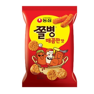 농심 쫄병 매콤한맛 82g (3개)_이미지