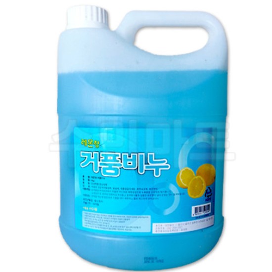 대양물산 레몬향 거품비누 4L (1개)_이미지