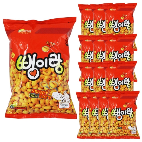 뻥이랑 250g 14개 1박스 뻥이요 달콤한 맛