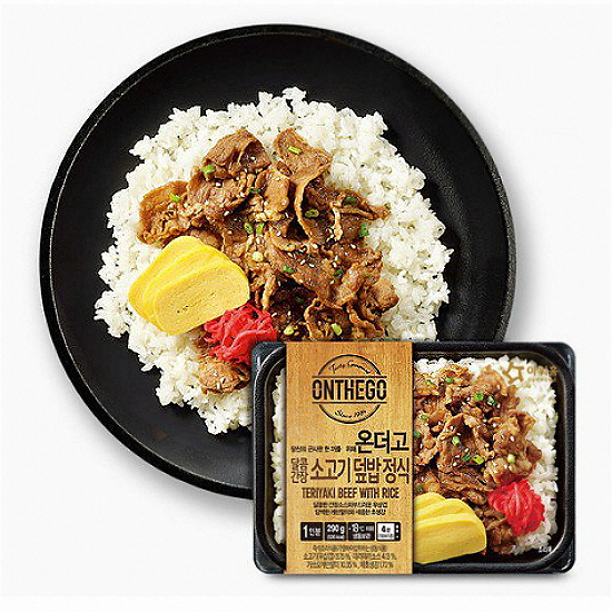 아워홈 온더고 달콤간장 소고기 덮밥 정식 290g (1팩)_이미지