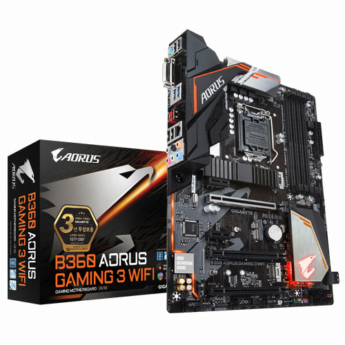 GIGABYTE B360 AORUS Gaming 3 WiFi 제이씨현_이미지