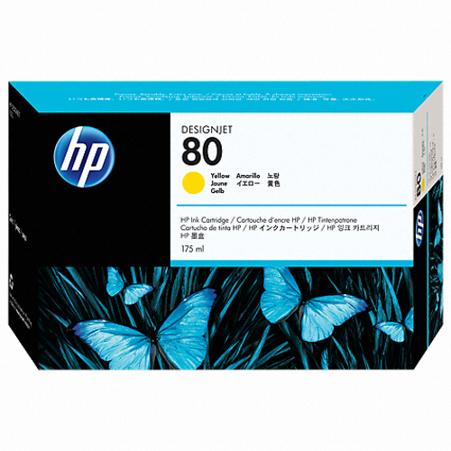 HP 정품 80 (C4873A) 노랑_이미지