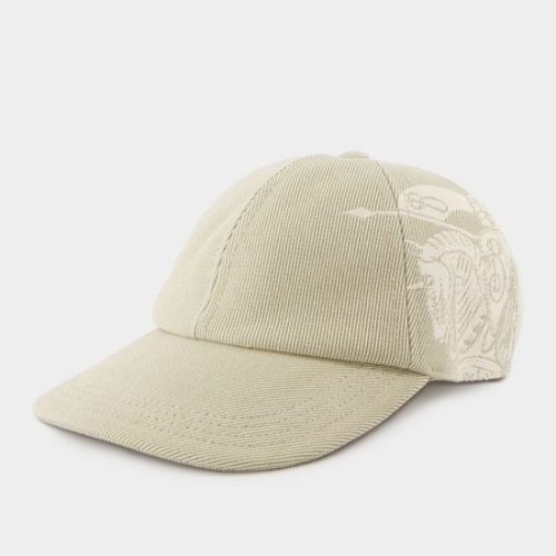 버버리 자수 사이드 트윌 캡 8095005 B7311_이미지