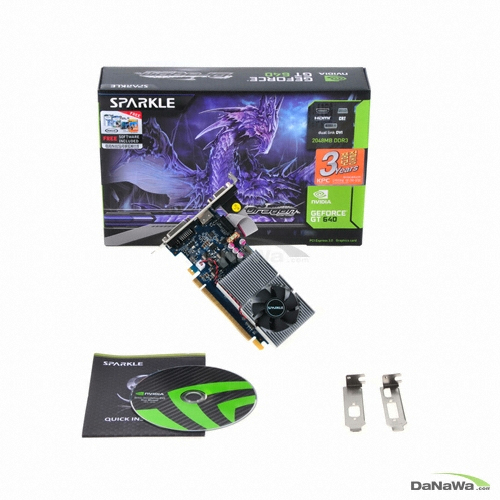 SPARKLE 지포스 GT640 Dragon D3 2GB LP KPC_이미지