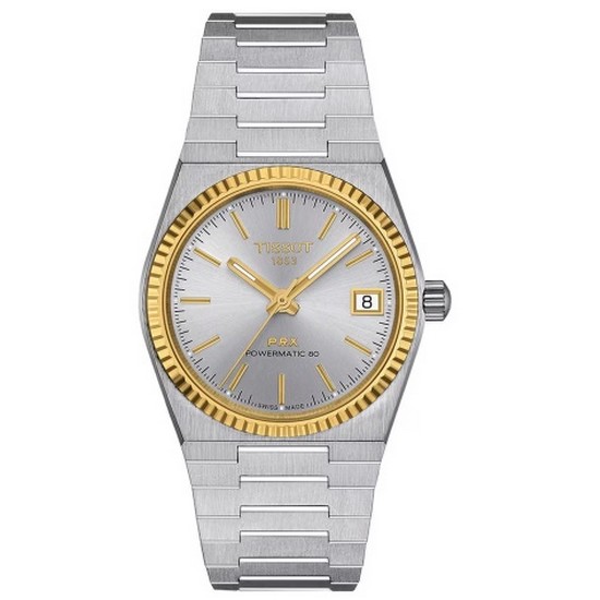 티쏘 PRX 파워매틱 80 스틸 앤 18K 골드 T931.207.41.031.01