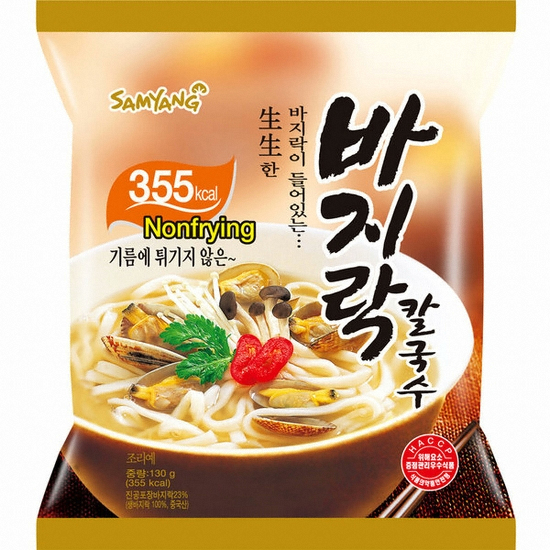 삼양식품 바지락 칼국수 130g (4개)