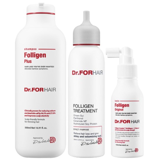 닥터포헤어 폴리젠 플러스 샴푸+트리트먼트+토닉 3종 세트